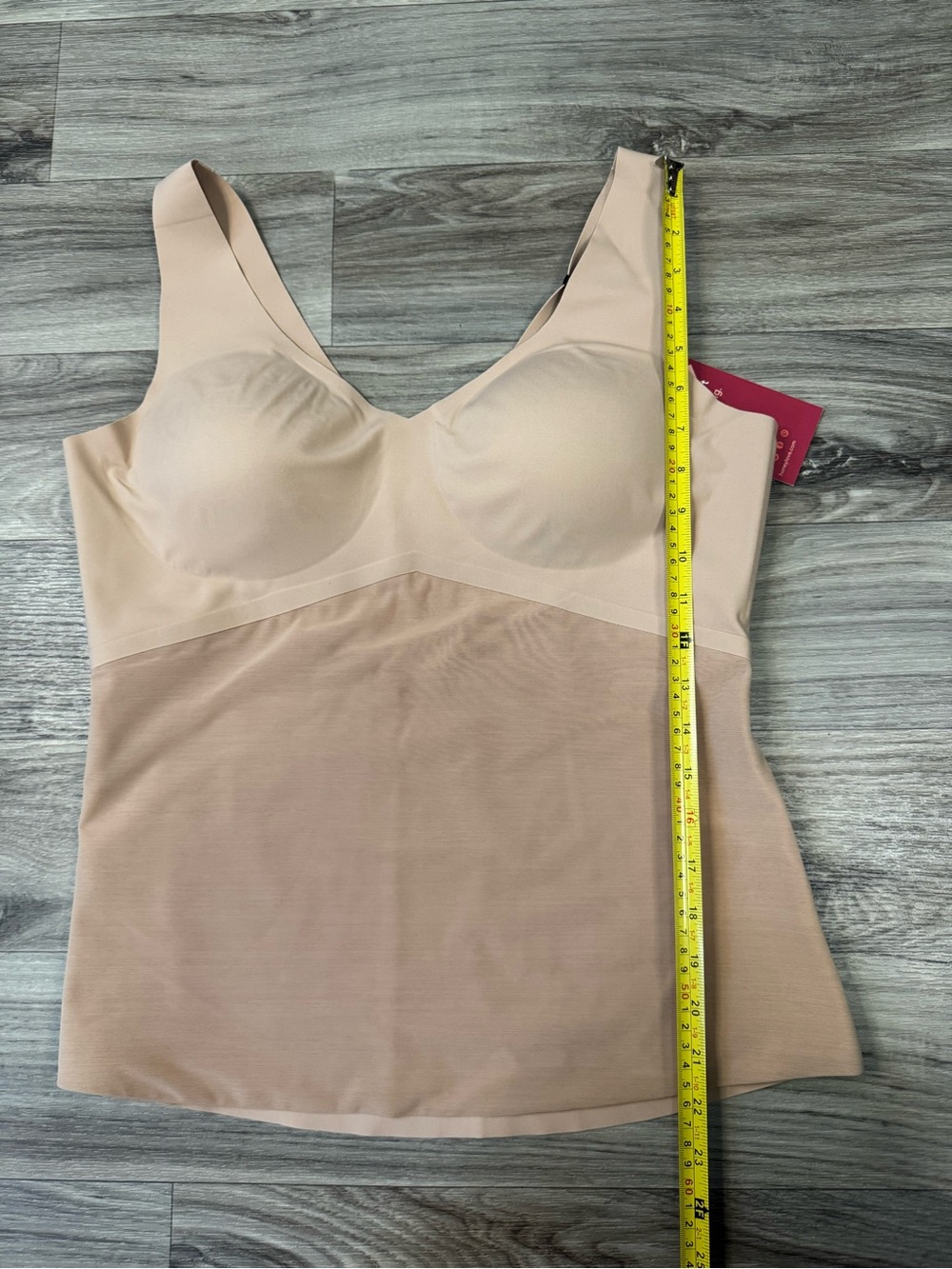 NWT Honeylove LiftWear Tank Shapewear Nude Beige Sand Plus Size 1X - Picture 7 of 8